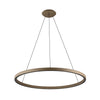 Riumar Large LED Pendant In Sand Brown