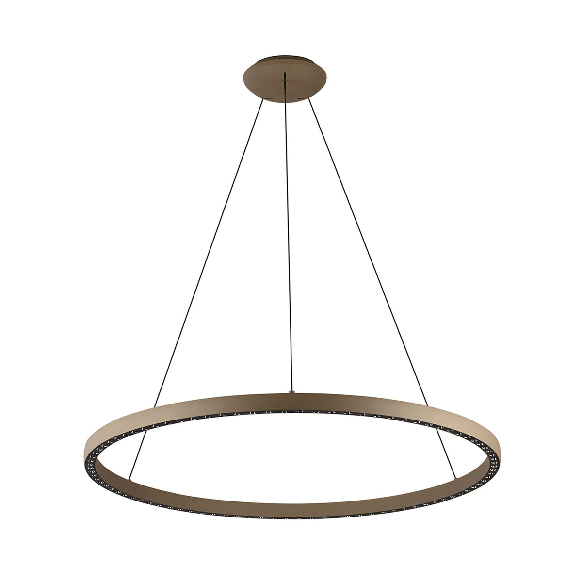 Riumar Large LED Pendant In Sand Brown