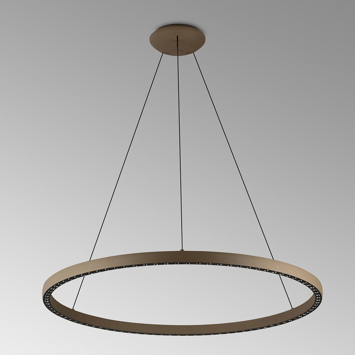 Riumar Large LED Pendant In Sand Brown