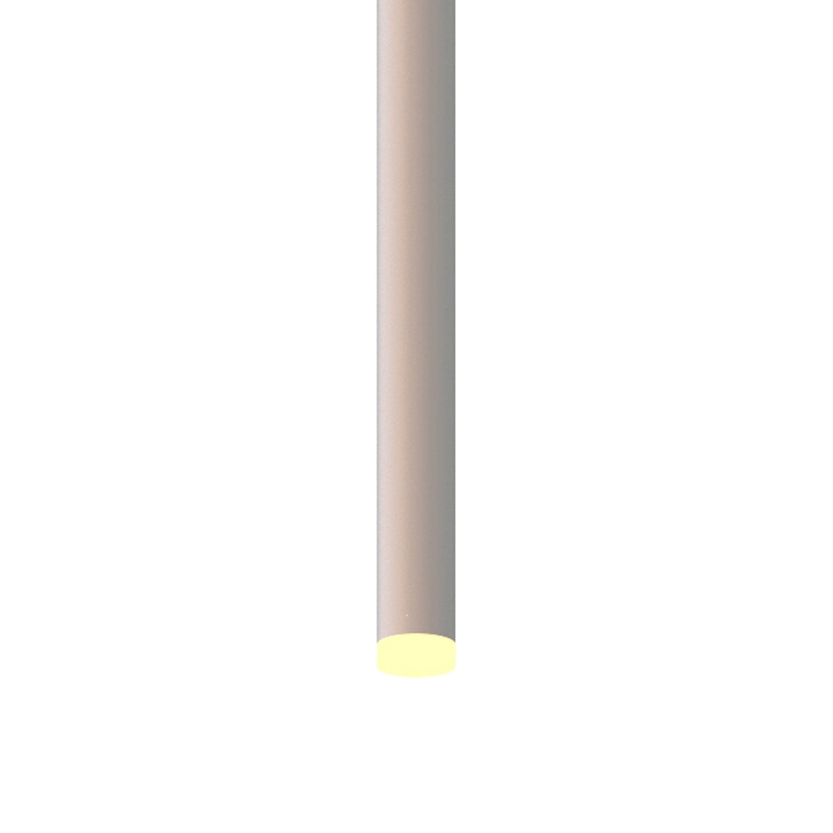 Cala Single LED Pendant In Sand White