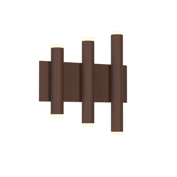 Cala LED Wall Light In Rust Brown