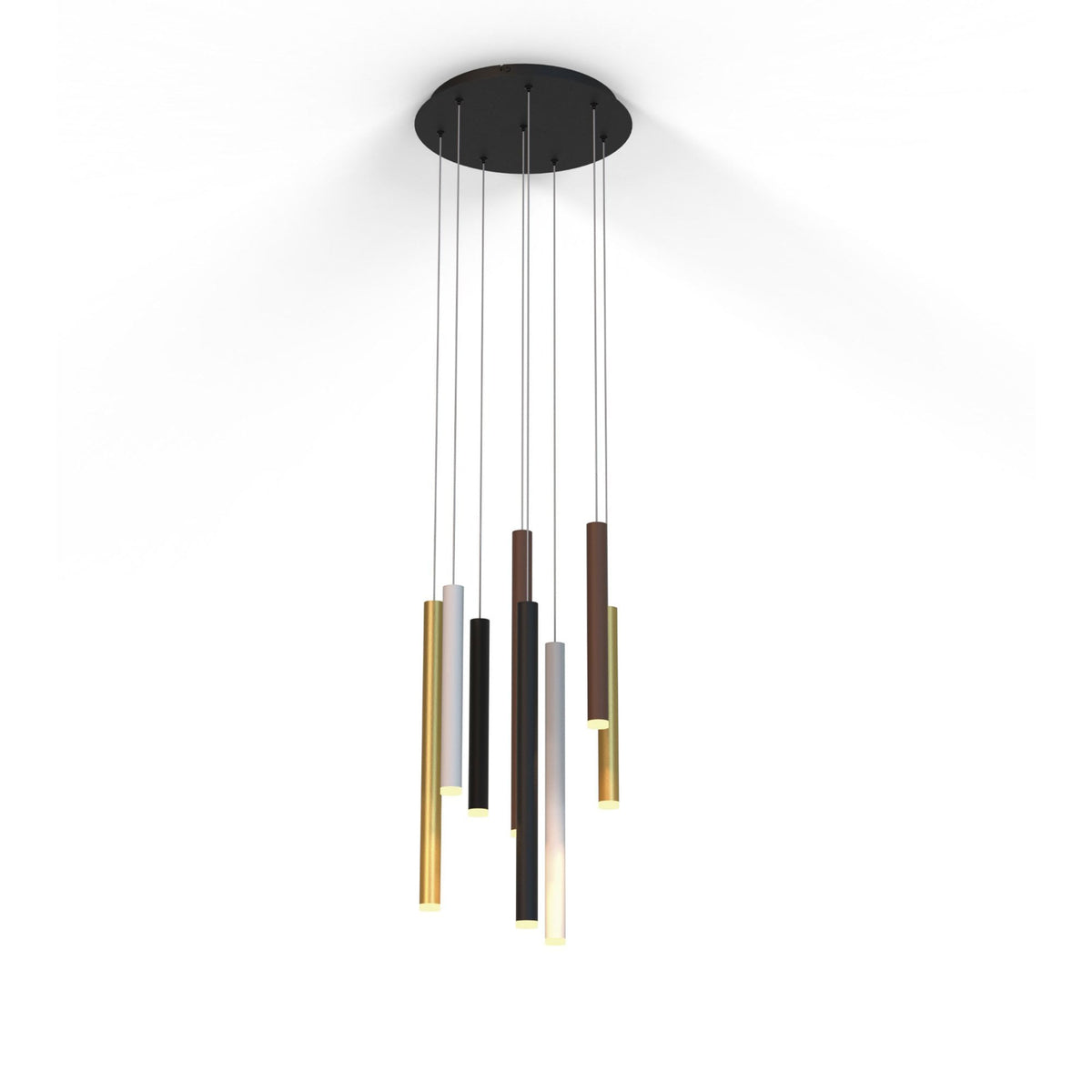 Cala 8 Light Round Cluster Pendant
