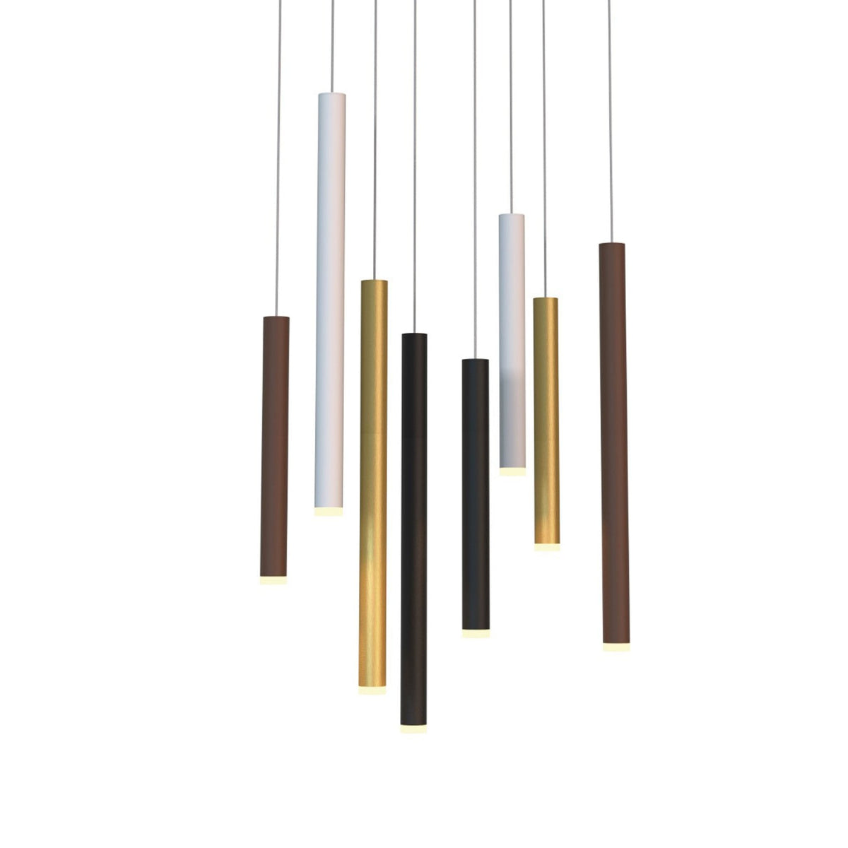 Cala 14 Light Rectangle Cluster Pendant