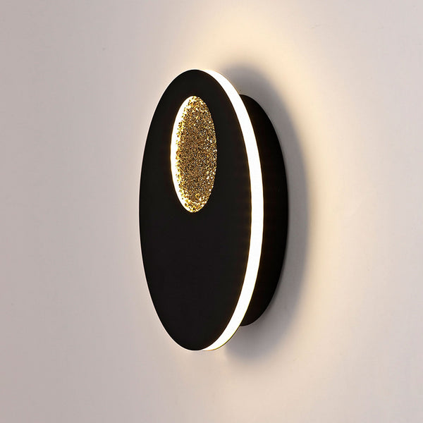 Jupiter LED Wall Light In Black & Gold
