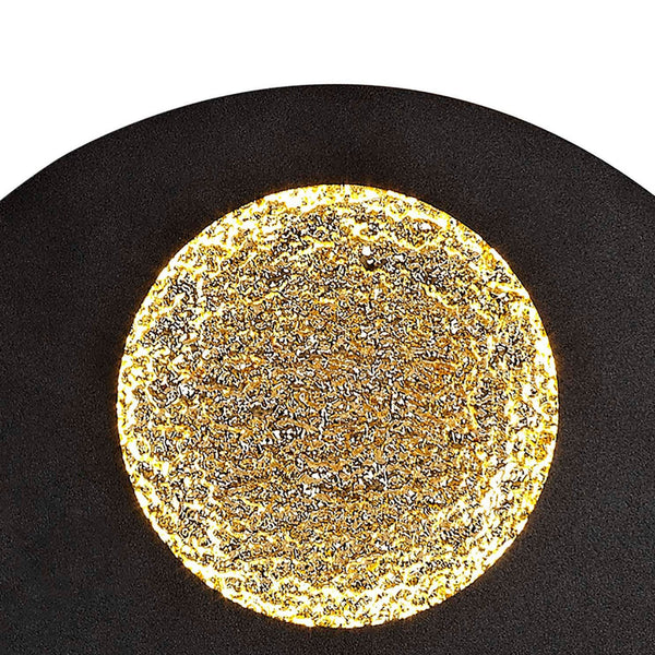 Jupiter LED Wall Light In Black & Gold