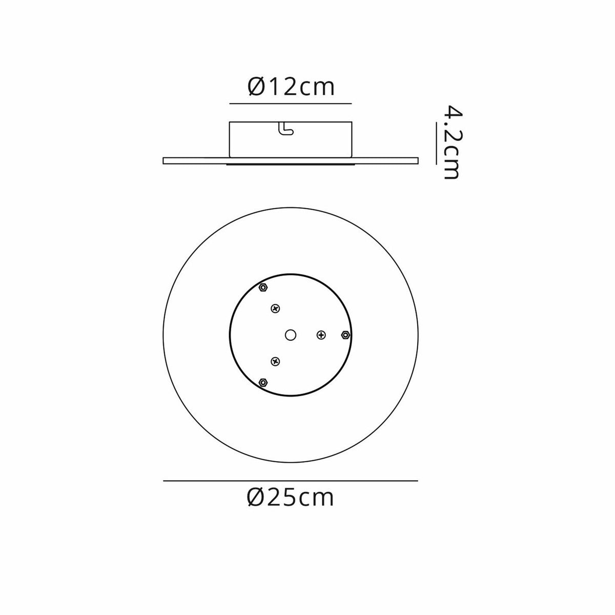 Jewel Small LED Wall Light In White