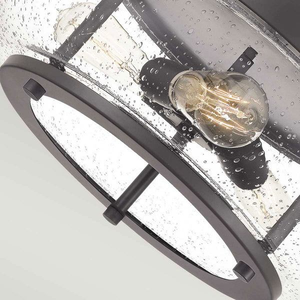 Trilogy Medium Flush Ceiling Light in Old Bronze