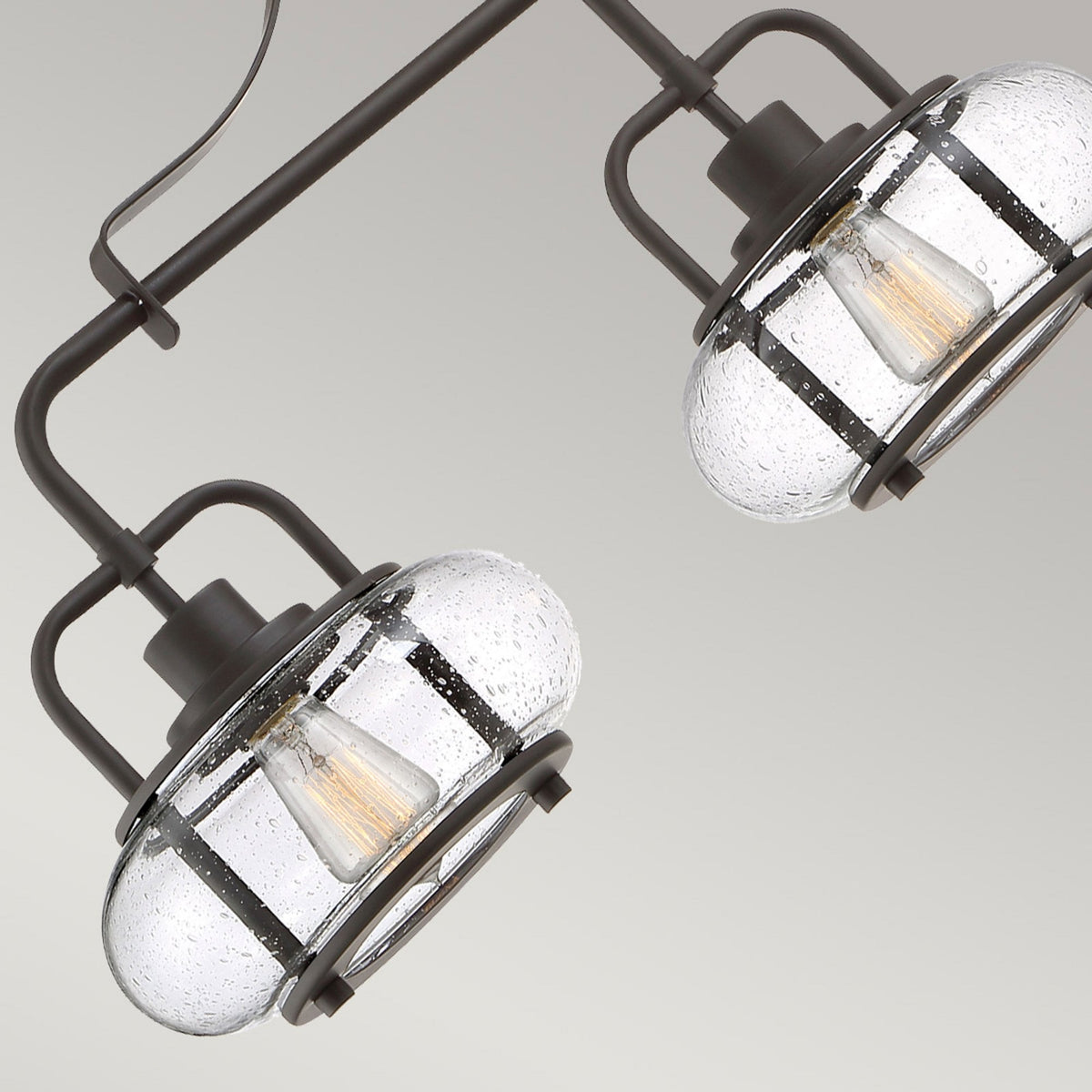 Trilogy Three Lamp Linear Pendant in Olde Bronze