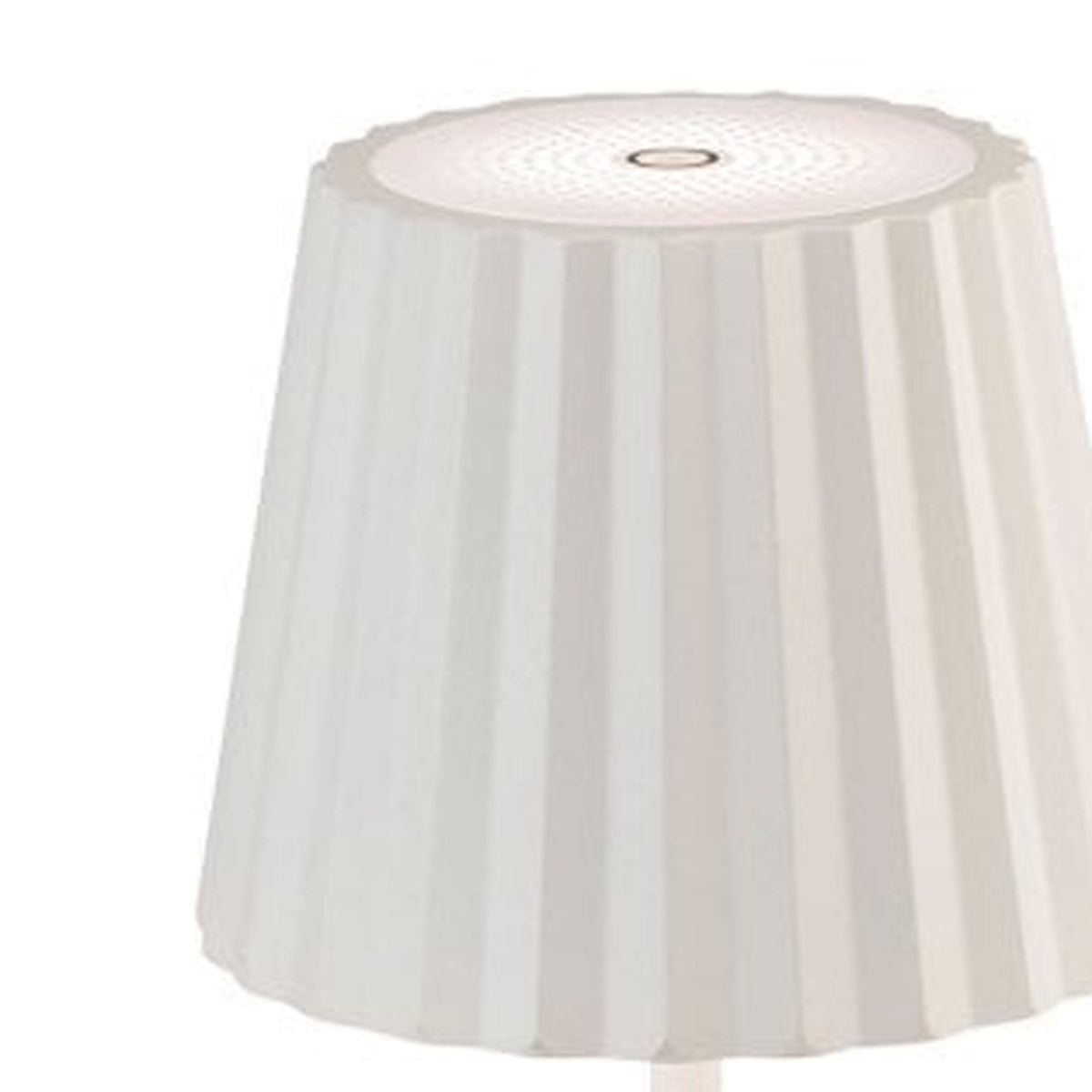Koko Exterior Portable IP54 LED Table Lamp in White
