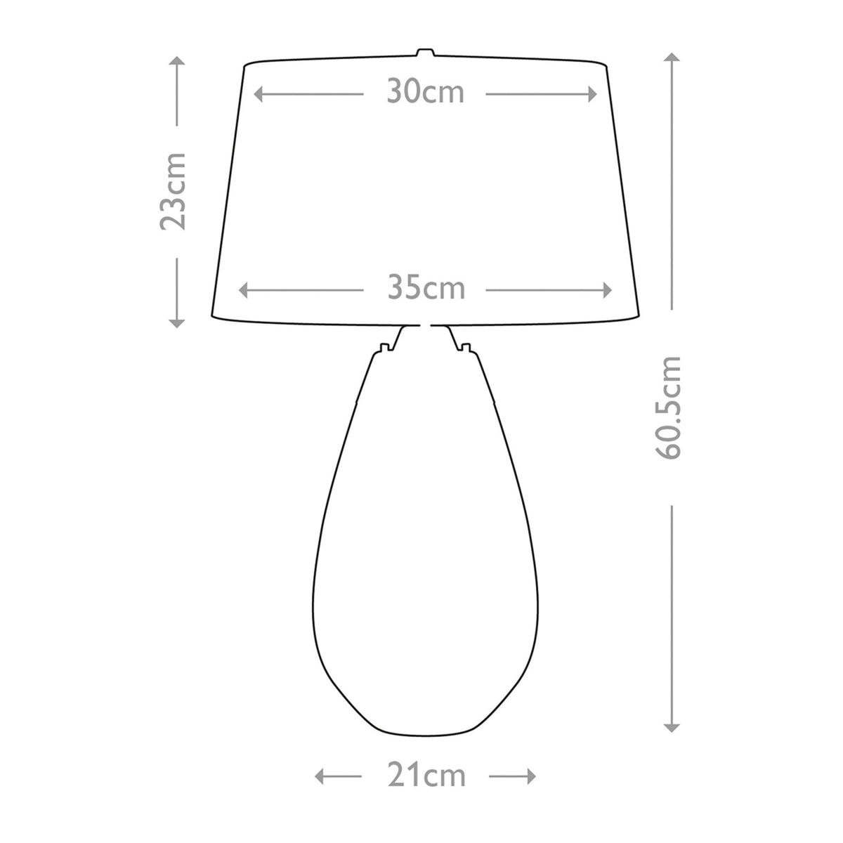 Lena Small Dual Lit Table Lamp with Plum Tinted Glass and Heather Shade