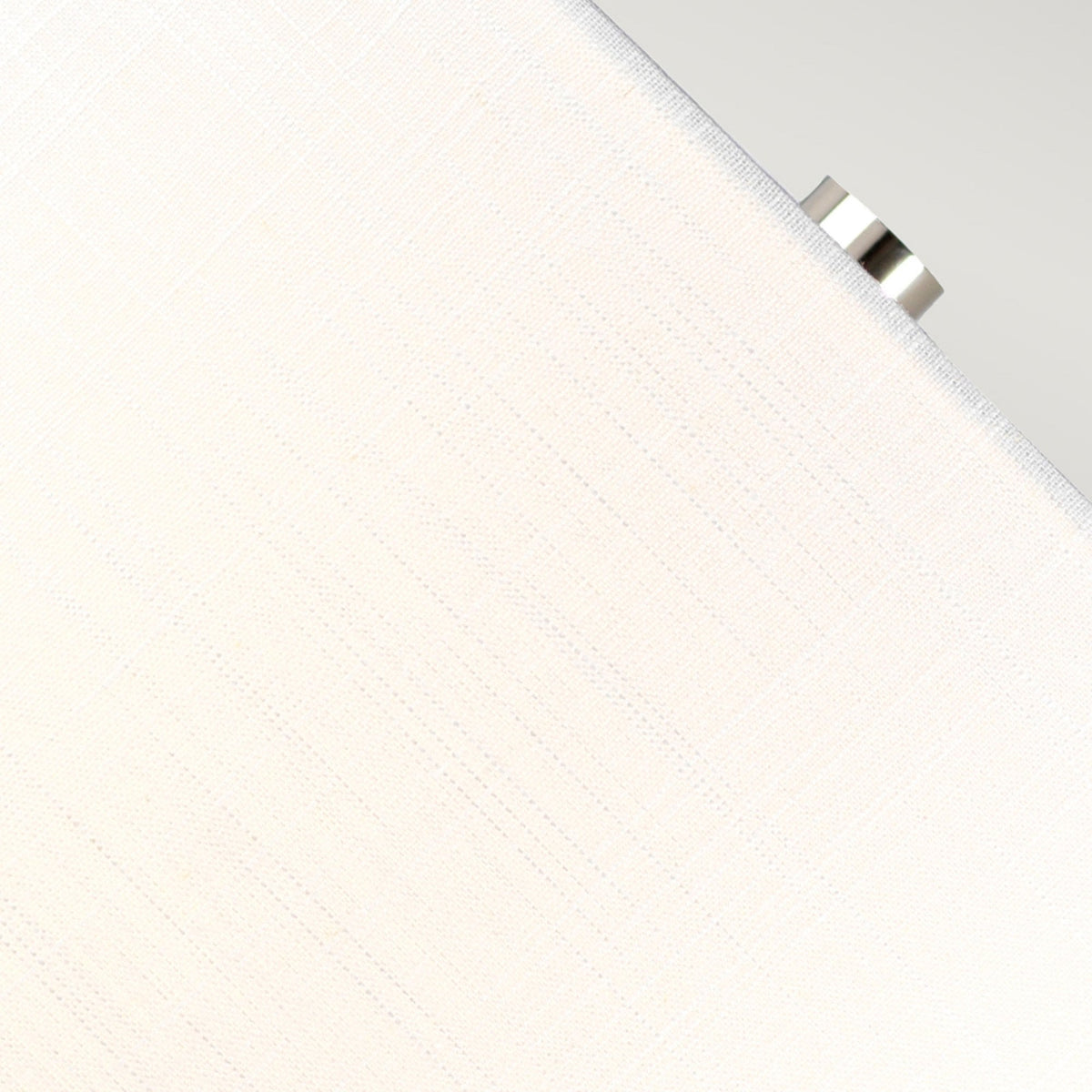 Orb Table Lamp with Clear Glass with Polished Nickel Metalwork and White Shade