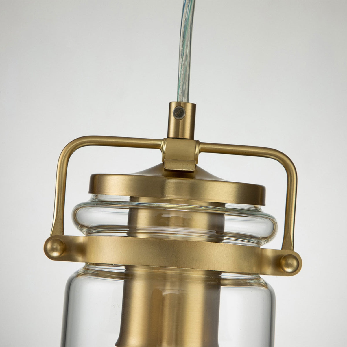 Brinley Mini Pendant in Brushed Brass