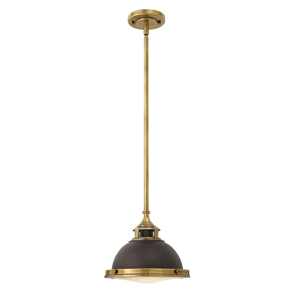 Amelia Mini Pendant in Buckeye Bronze & Restoration Bronze