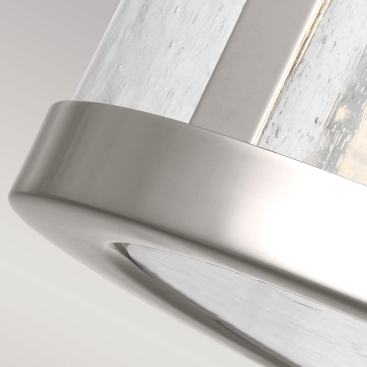 Harrow Semi Flush Mount Ceiling Light in Polished Nickel