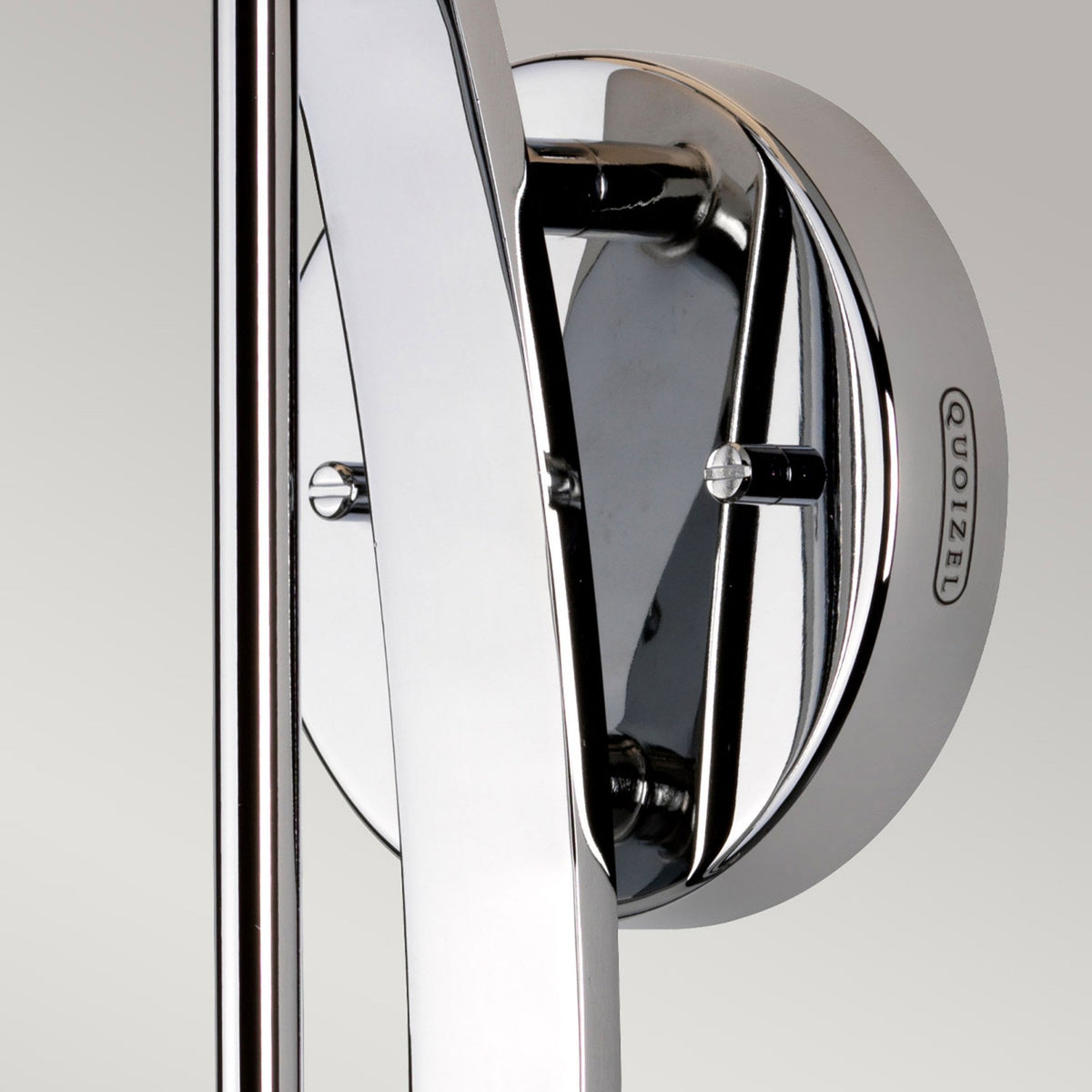 Taylor Long Single IP44 Wall Light in Polished Chrome with Opal Etched Glass