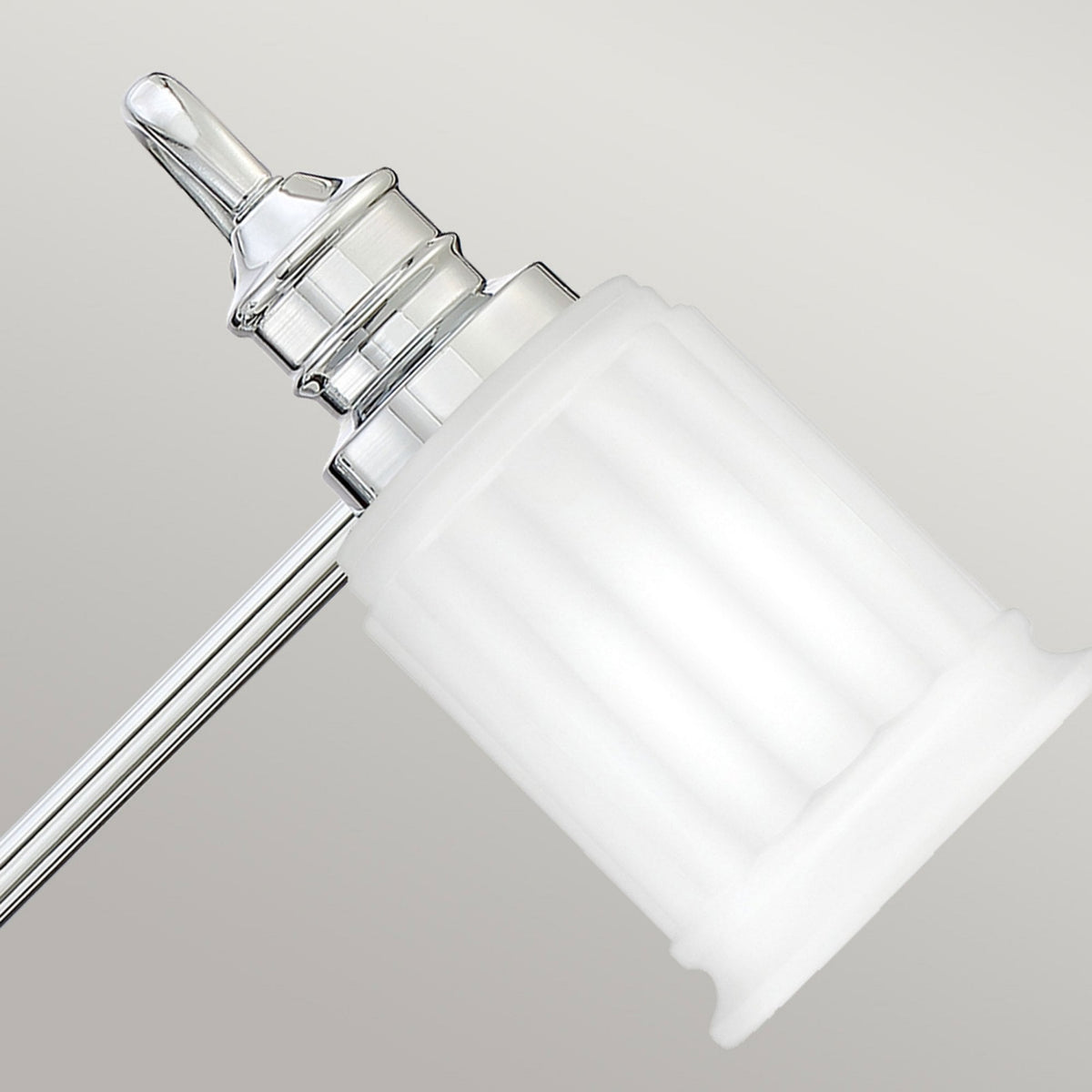 Swell Triple IP44 Wall Light in Polished Chrome with Frosted Glass