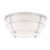 Chance IP44 Ceiling Light in Polished Chrome with Opal Glass Shade
