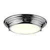 Welland IP54 Small Flush LED Ceiling Light in Polished Chrome