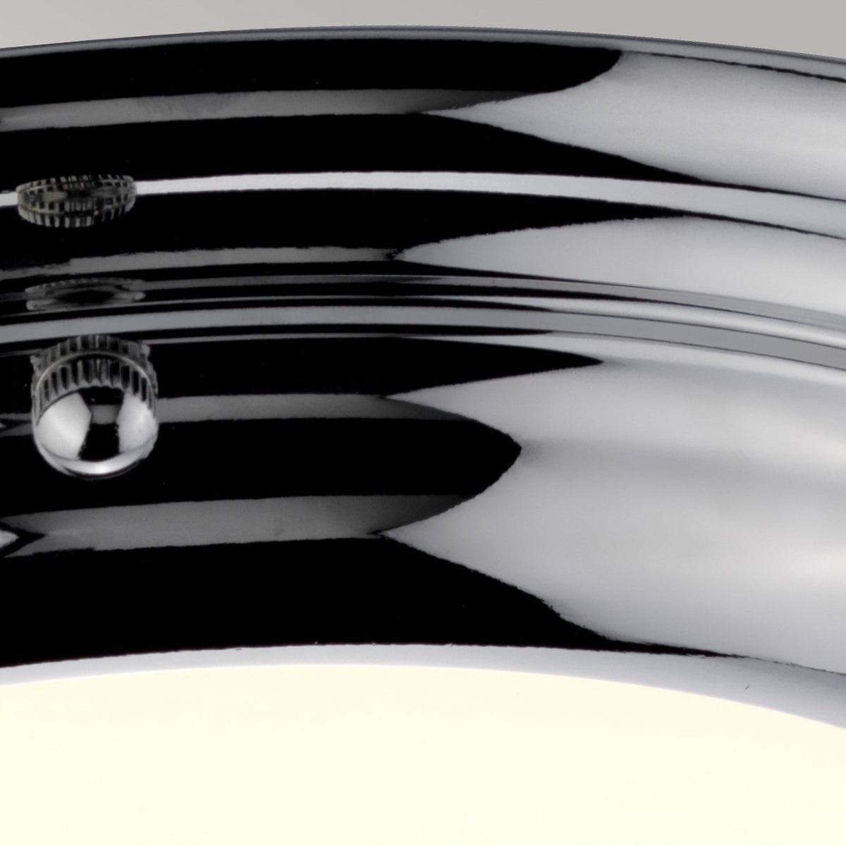 Welland IP54 Small Flush LED Ceiling Light in Polished Chrome