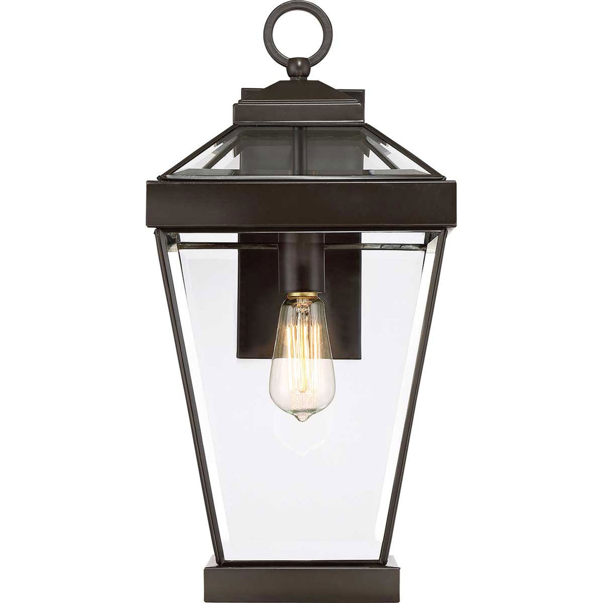 Ravine Large IP44 Wall Lantern in Western Bronze