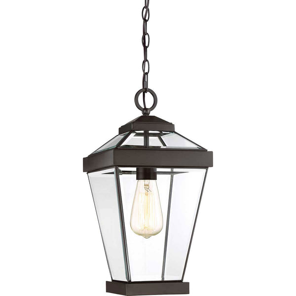 Ravine Medium IP44 Pendant Chain Lantern in Western Bronze