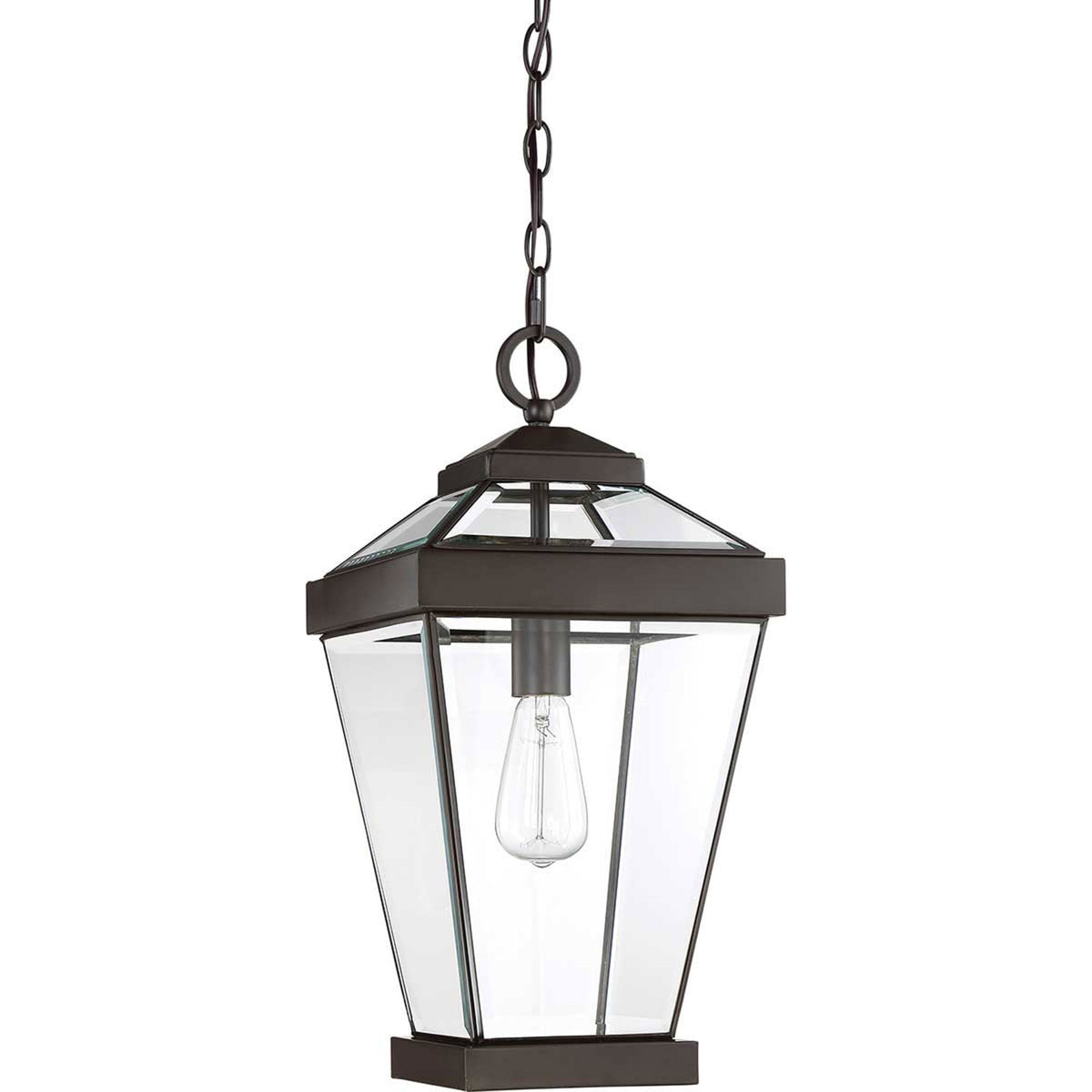 Ravine Large IP44 Pendant Chain Lantern in Western Bronze