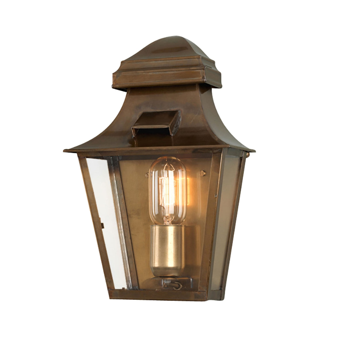 St Pauls Solid Brass Outdoor Wall Lantern