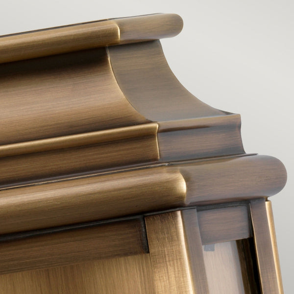 St Pauls Solid Brass Outdoor Wall Lantern