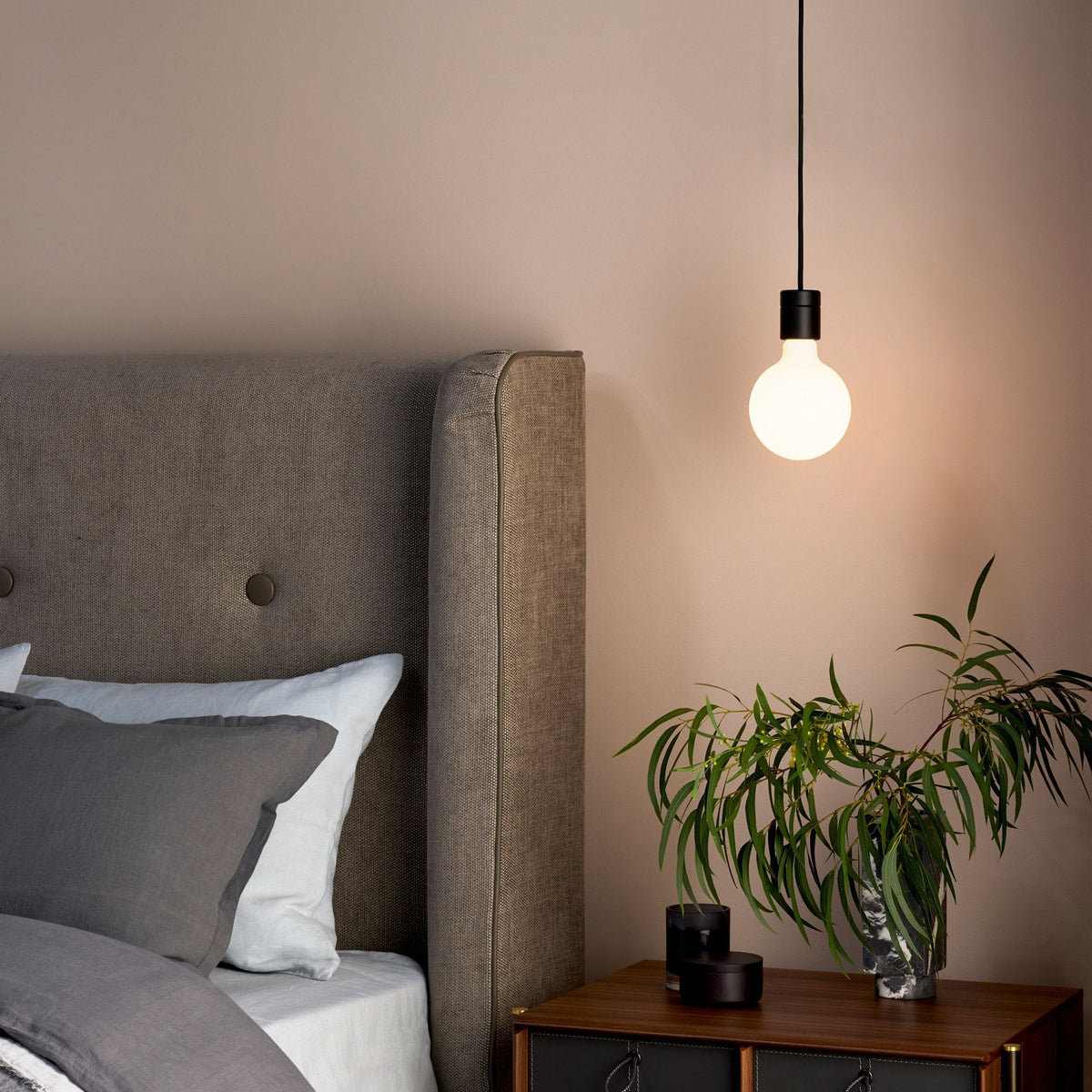 E27 Pendant Suspension Kit 4 In Bronze