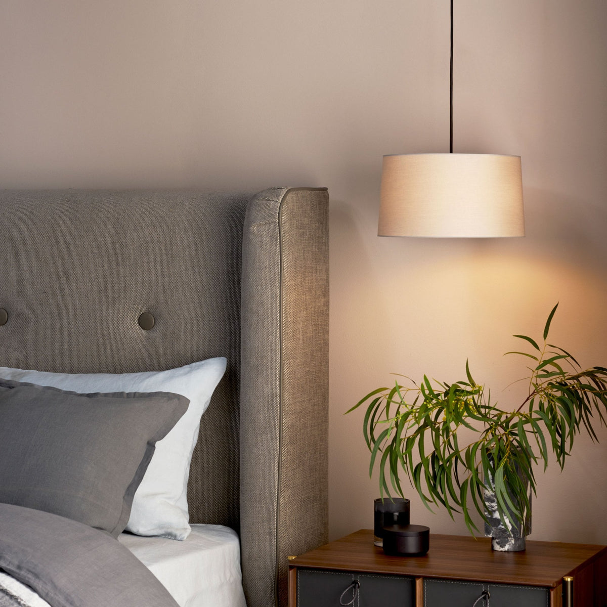 E27 Pendant Suspension Kit 4 In Bronze