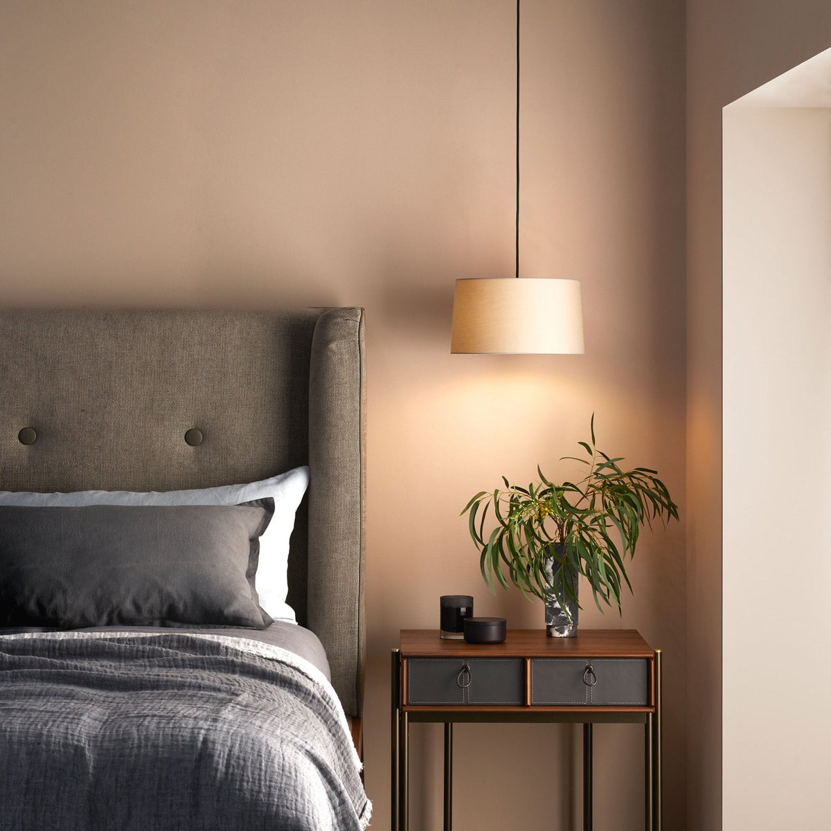 E27 Pendant Suspension Kit 4 In Bronze