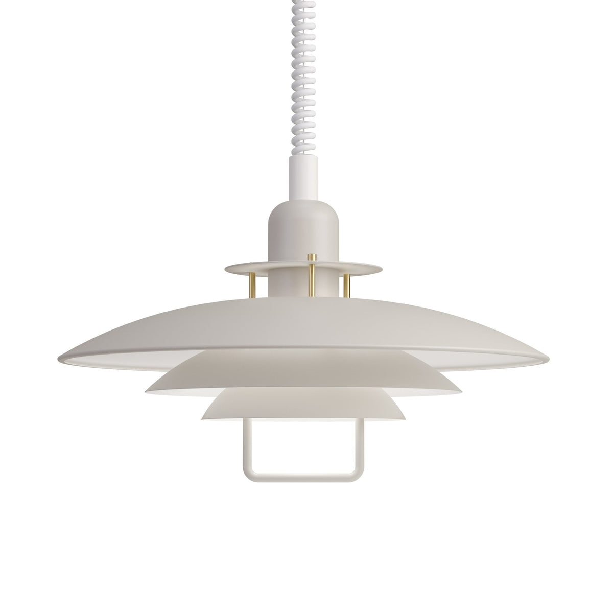 Primus II 430mm Rise and Fall Pendant Light in Sand