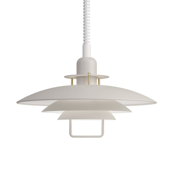Primus II 430mm Rise and Fall Pendant Light in Sand