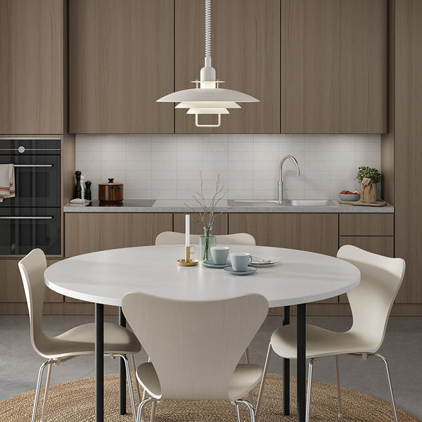 Primus II 430mm Rise and Fall Pendant Light in Sand