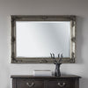 Bucklebury Aged Silver Wood Rectangle Wall Mirror