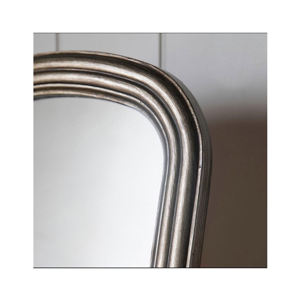 Enborne Brushed Brass Wooden Framed Cheval Mirror