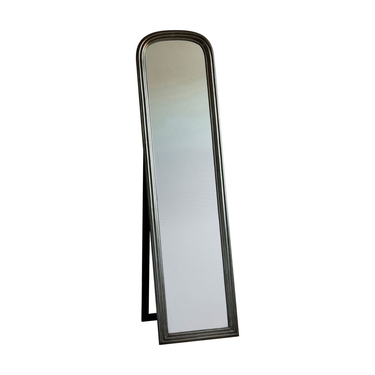 Enborne Brushed Brass Wooden Framed Cheval Mirror