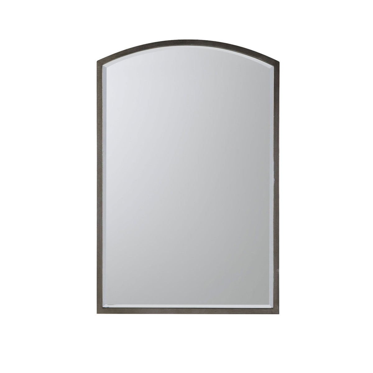 Winkfield Antique Silver Finished Metal Frame Medium Arch Wall Mirror