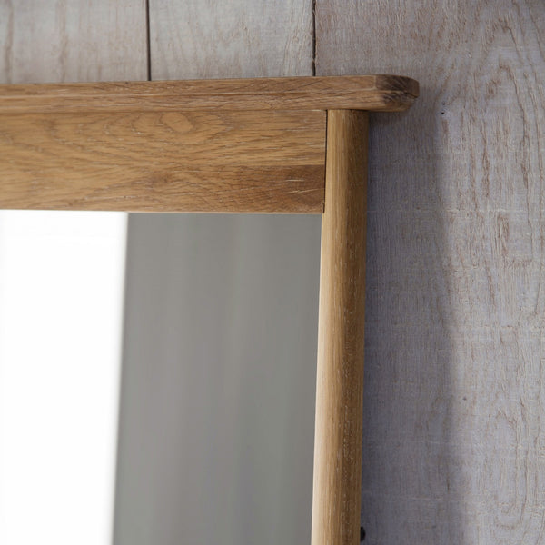 Brimpton Natural Oak Full Length Leaner Mirror