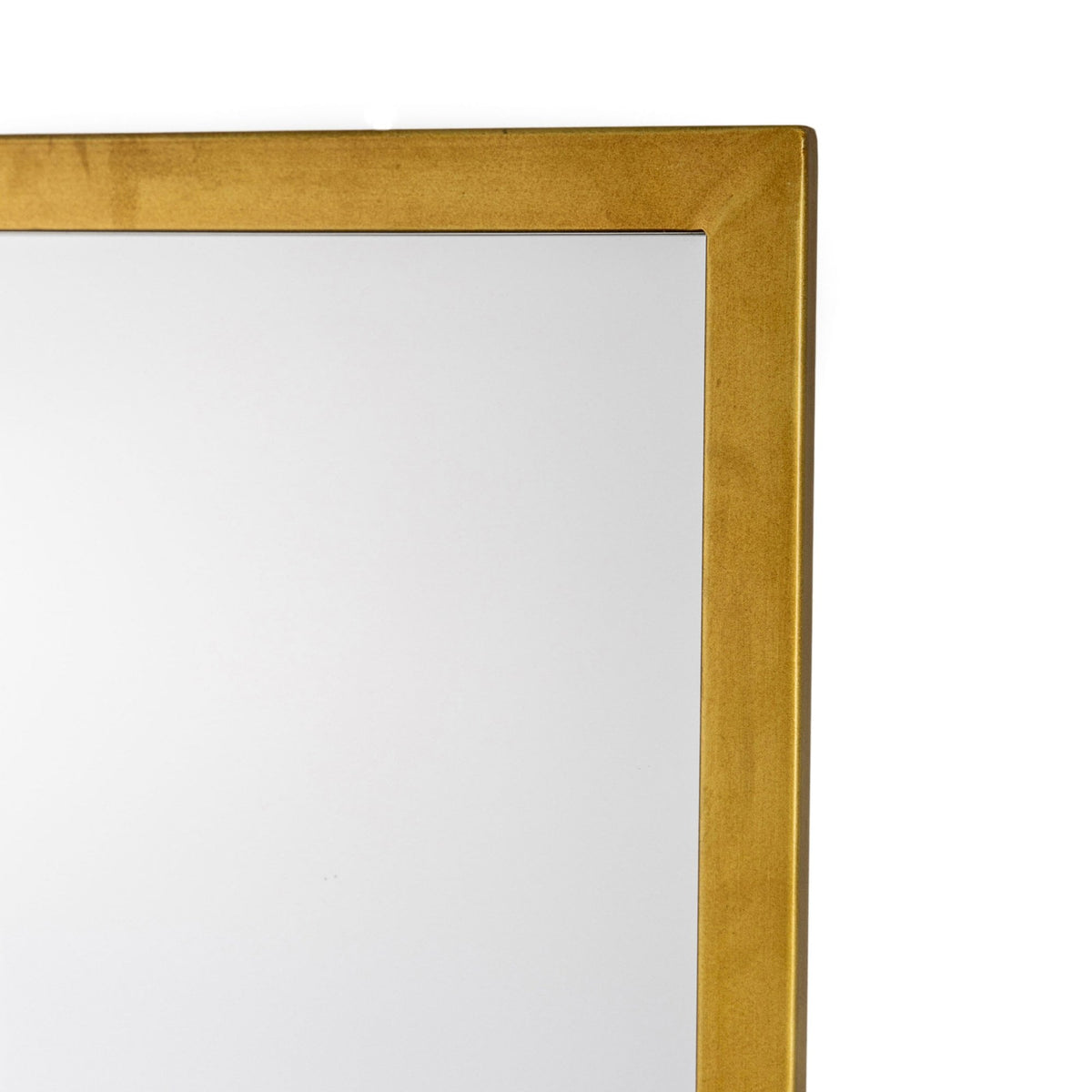Yattendon French Gold Finished Portrait Window Wall Mirror
