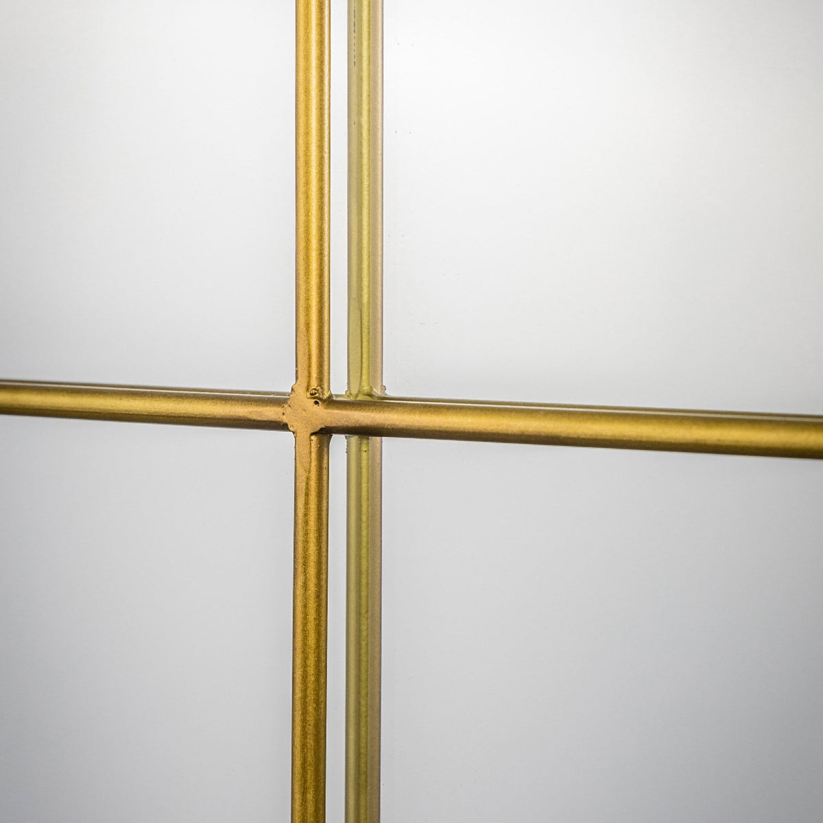 Yattendon French Gold Finished Portrait Window Wall Mirror