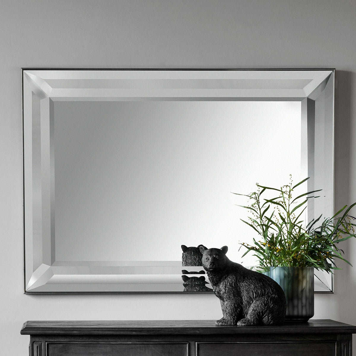 Lambourn Double Bevelled Edge Wall Mirror