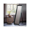 Hermitage Black and Matt Black Full Length Cheval Mirror