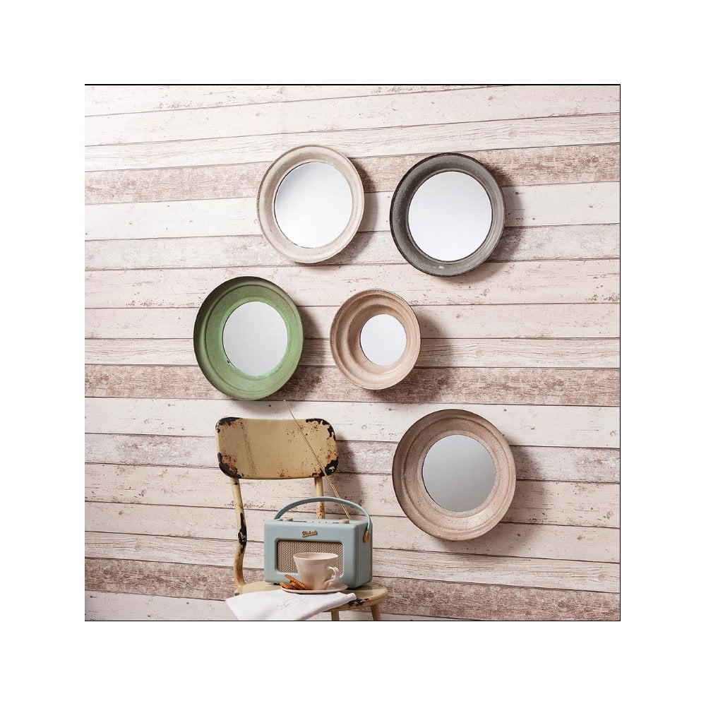 Wasing 5 Scatter Wall Mirrors Multi Colour Set