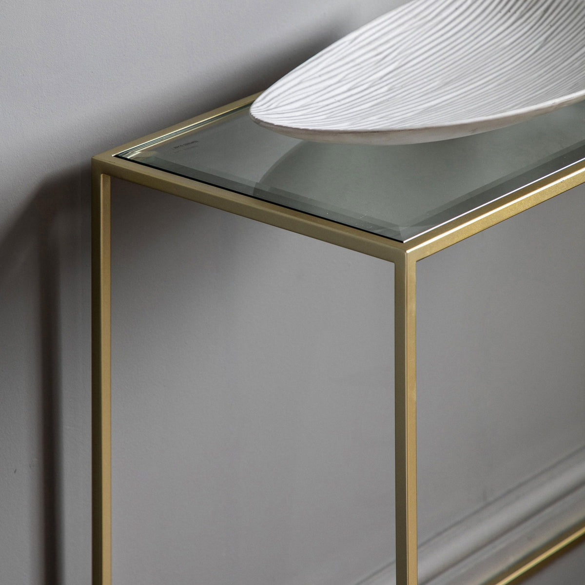 Remenham Champagne Gold Console Table