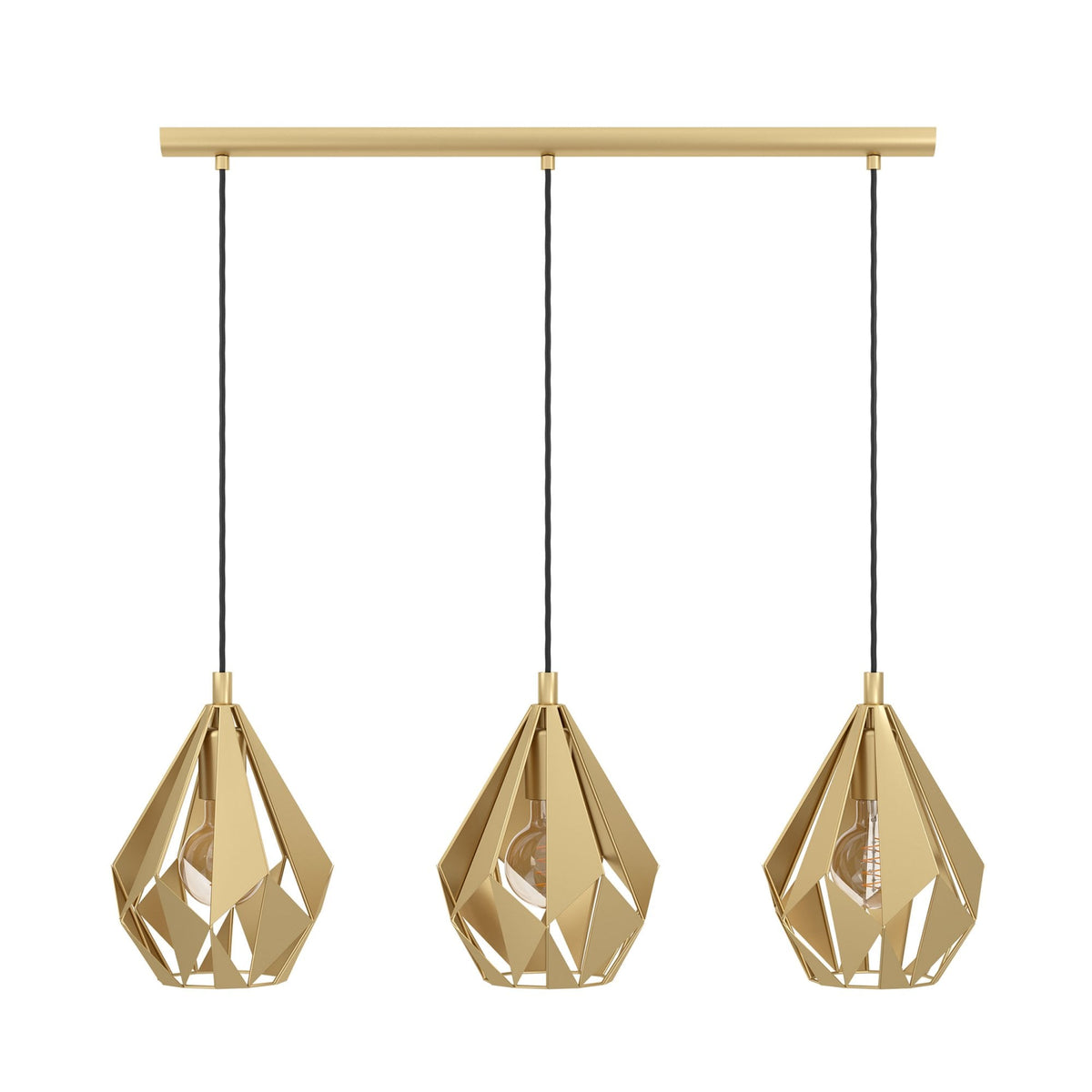 Carlton 1 Linear Pendant In Gold