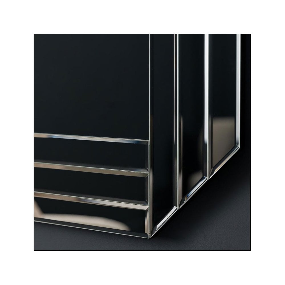 Warfield Triple Layered Frame Bevelled Edge Rectangular Wall Mirror