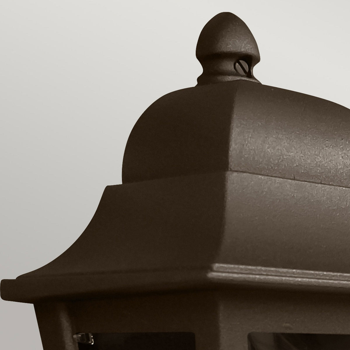 Deco Lane IP44 Half Wall Lantern in Bronze