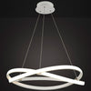Infinity 42w Dimmable LED Sculptured Pendant In White