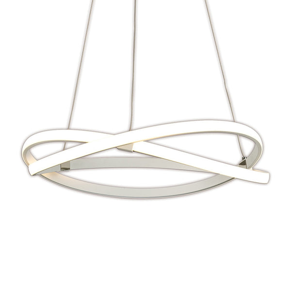 Infinity 42w Dimmable LED Sculptured Pendant In White